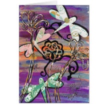 Dragonflies 3 card