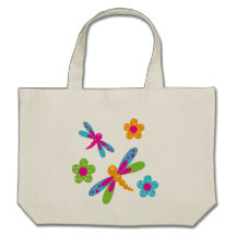 Dragonflies Pink/Blue Bag