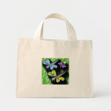 dragonflies tote bag