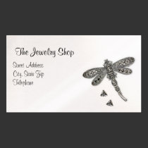 Dragonfly Decorated Business Card business cards