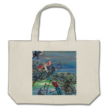 Dragonfly Jewels 2 Grocery Bag