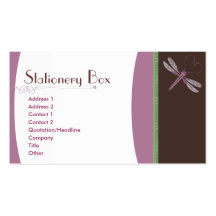 Dragonfly 'Neopolitan' Business Card Template