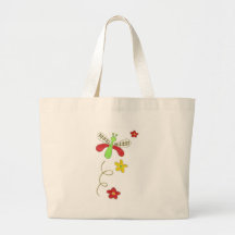 Dragonfly Red & Green Bags