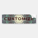 Dragonfly Wings Mandala Bumper Sticker