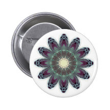Dragonfly Wings Mandala Buttons