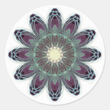 Dragonfly Wings Mandala Sticker