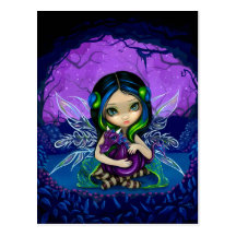 "Dragonling Garden II" Postcard