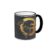 Dragonlore Initial G Mugs