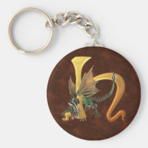 Dragonlore Initial H Keychain