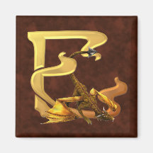 Dragonlore Initials E Magnets