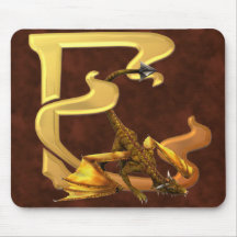 Dragonlore Initials E Mouse Pads