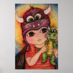 Dragons and A Daredevil Print
