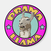 Drama Llama, Refrigerator Magnet