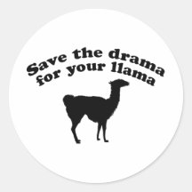 Drama Llama Stickers