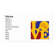Drama Love Business Cards