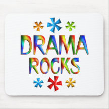 DRAMA ROCKS MOUSE MATS