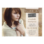 Dramatic Class Of 2013 Graduation Announcement invitations