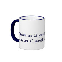 Dream and Live Mug