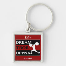 Dream Believe Achieve Swedish Weightlifter Keychai Key Chains