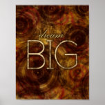 Dream Big - Brown Print