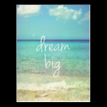 Dream big postcards