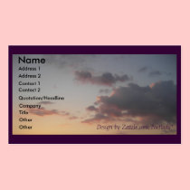 Dream Clouds Business Card business cards