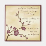 Dream Garden Serenity Prayer Magnet