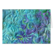 Dreaming in Blue Notecard