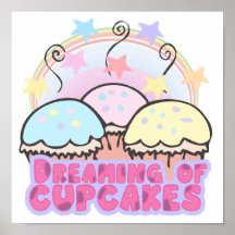 dreaming of cupcakes poster