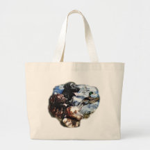 Dreaming of Duck Hunting Canvas Bags