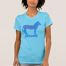 Dreams Zebra Polka Dot Colorful Inspiration Shirt