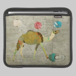 Dreamy Camel Monogram Grunge iPad Sleeve ipad sleeves