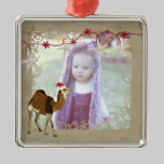 Dreamy Camel Starry Night  Photo Ornament ornaments