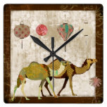 Dreamy Camels Wall Clock