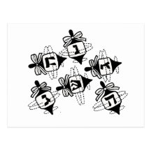 Dreidels Post Cards