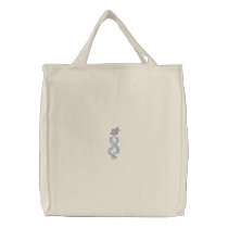 Dress Form embroidered bags