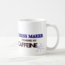 Dress Maker Powered by caffeine Coffee Mug