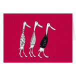Dressed ducks card