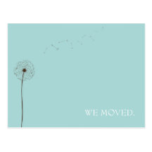 drift:  moving announcement post card