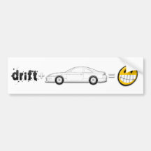 Drift Silvia S14 is fun Bumper Sticker