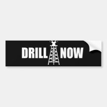 Drill now bumpersticker bumper sticker