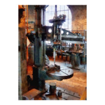 Drill Press Near Window Custom Invitations