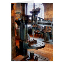 Drill Press Near Window Greeting Card