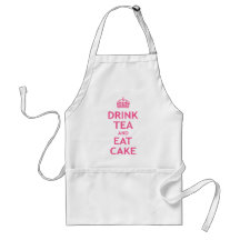 Drink Tea and Eat Cake Aprons