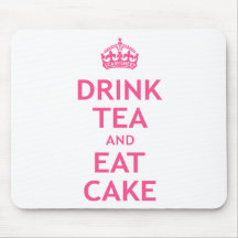 Drink Tea and Eat Cake Mouse Mats