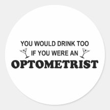 Drink Too - Optometrist Sticker