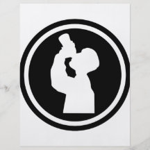drinking alcohol icon personalized flyer