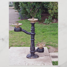 Drinking fountain custom flyer