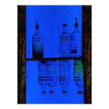 Drinking In The Blues. Photographic Print