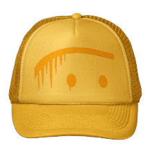 dripping smiley trucker hat